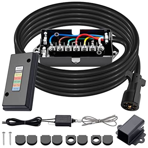 electrical cord trailer box|heavy duty trailer wiring kit.